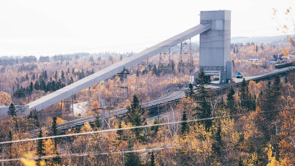 Taconite Mine Along Lake Superior