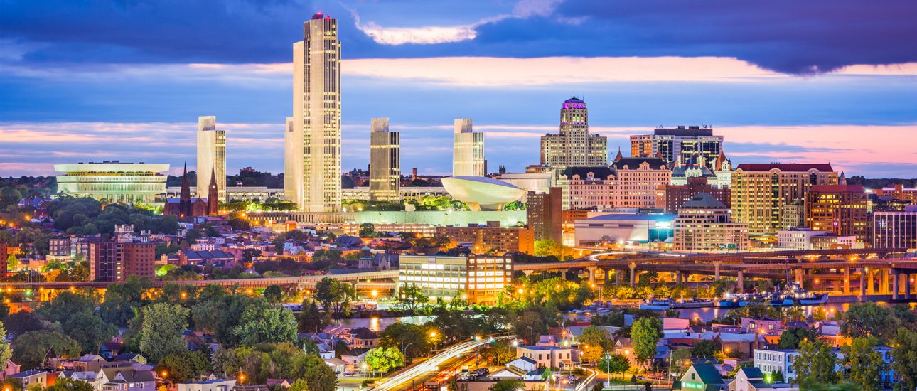 Albany New York Skyline