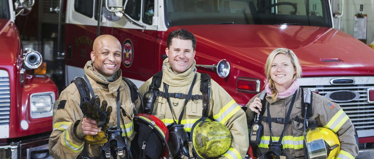 Firefighters in Station