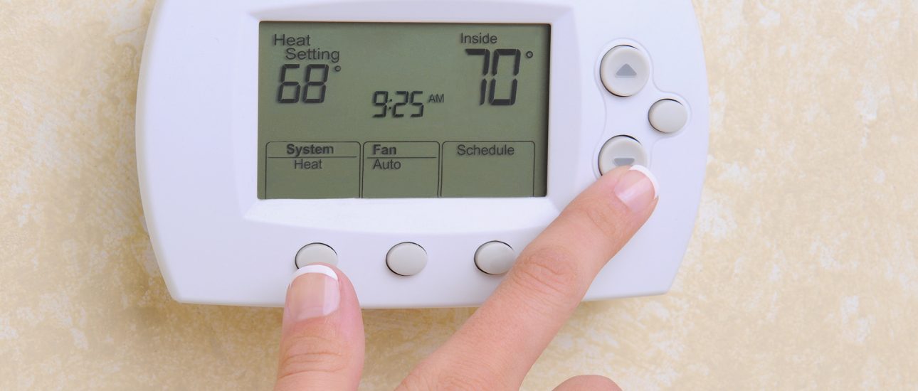 Smart thermostat for energy efficiency and conservation