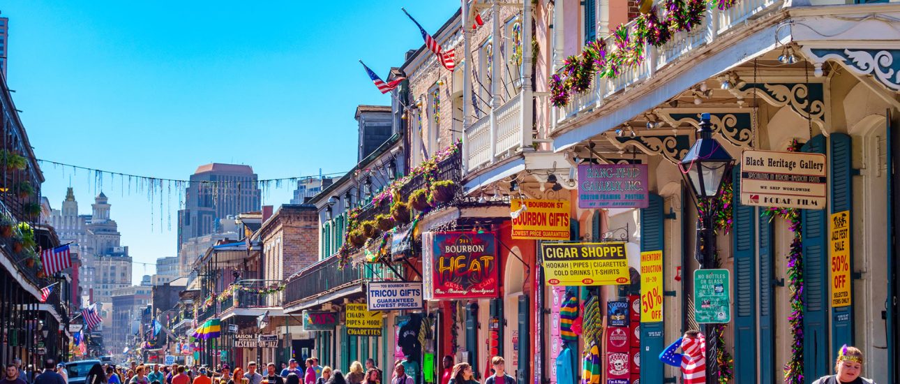 New Orleans Colorful French Quarter