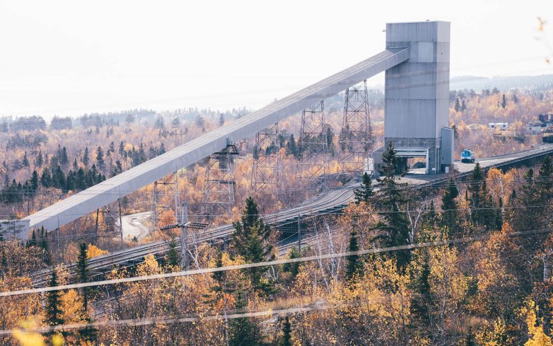 Taconite Mine Along Lake Superior