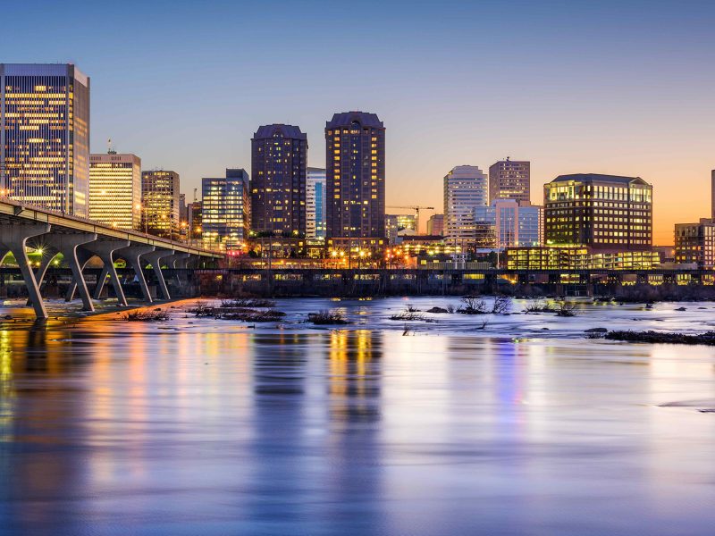 Richmond Virginia skyline